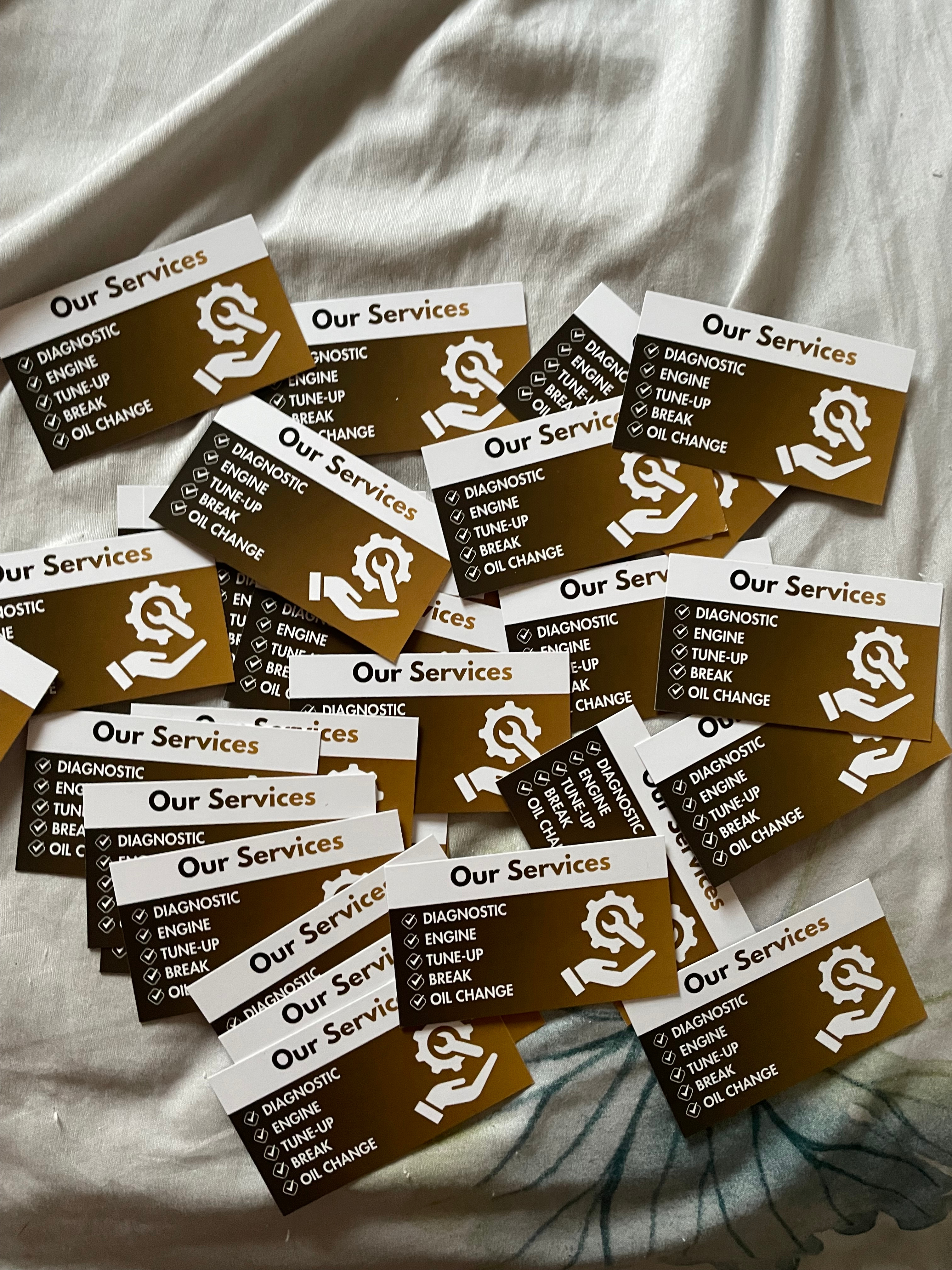 Example of 1000 Custom Business Card Design & Print