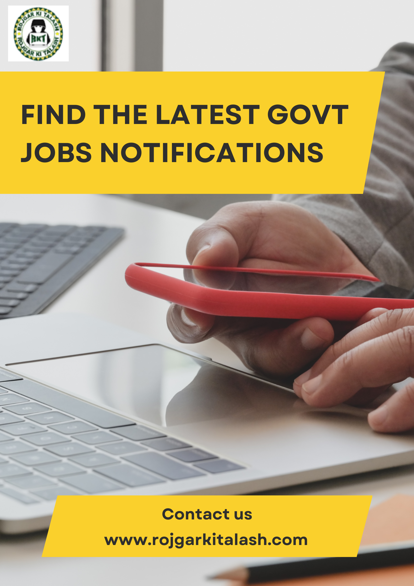 Find The Latest Govt Jobs Notifications by Rojgar ki Talash on Dribbble