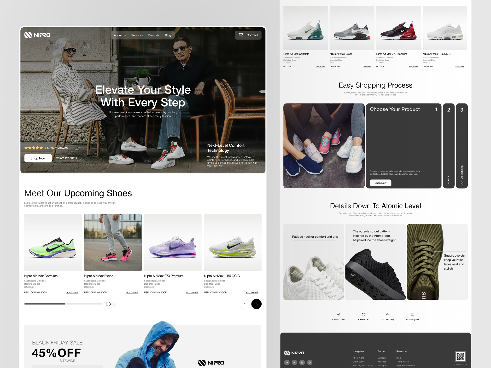 Example of Custom E Commerce Website Design