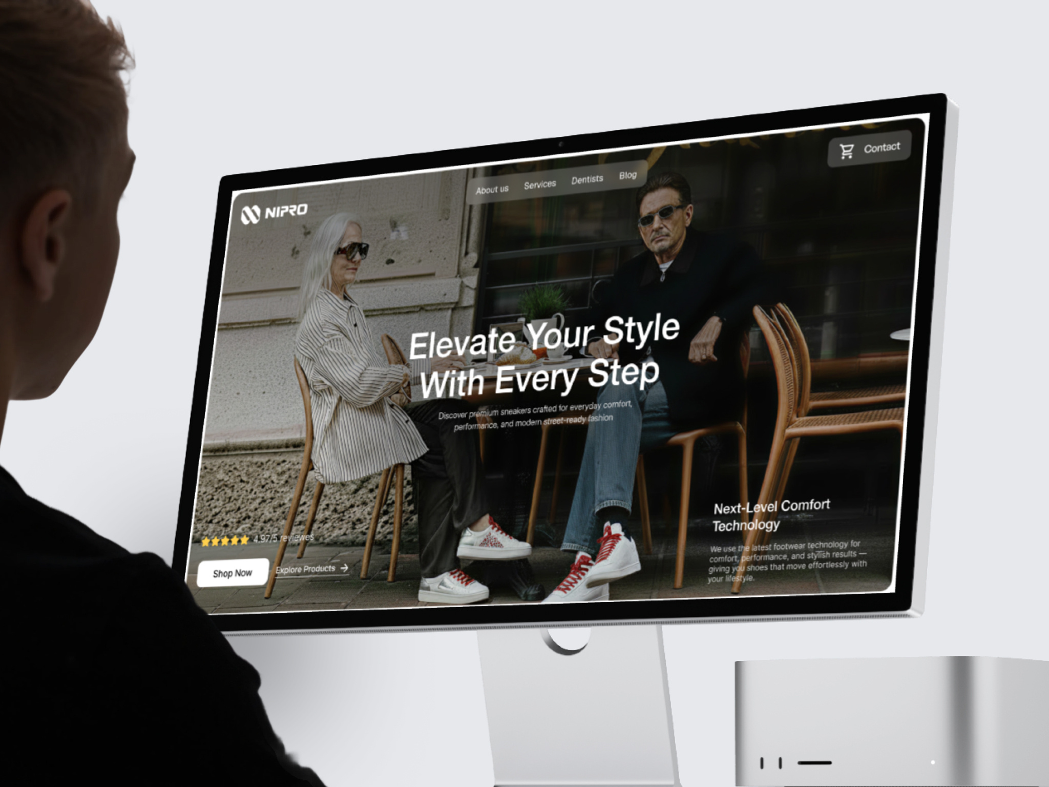 Example of Custom E Commerce Website Design