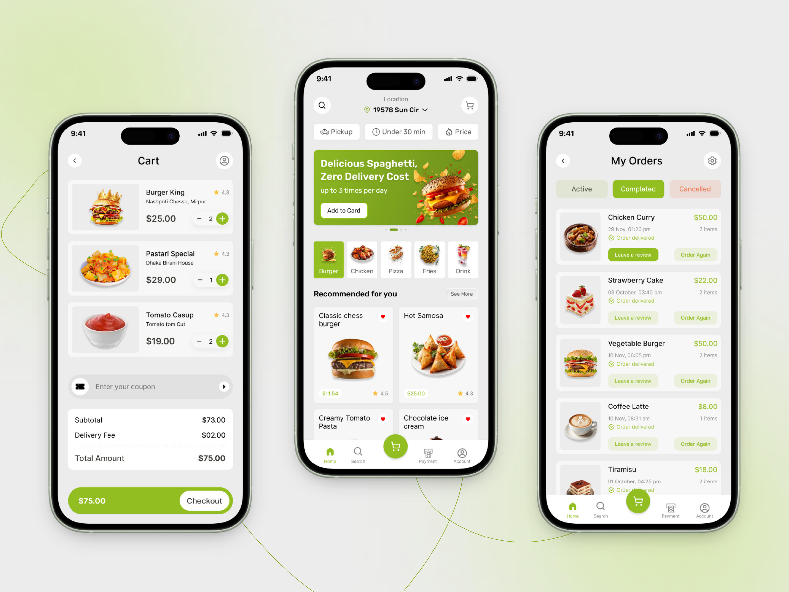 Modern Food Delivery Mobile App UI Kit 🍔 app design clean ui delivery app ecommerce app figma food app minimal ui mobile app design mobile ui saas design startup ui ux ux design