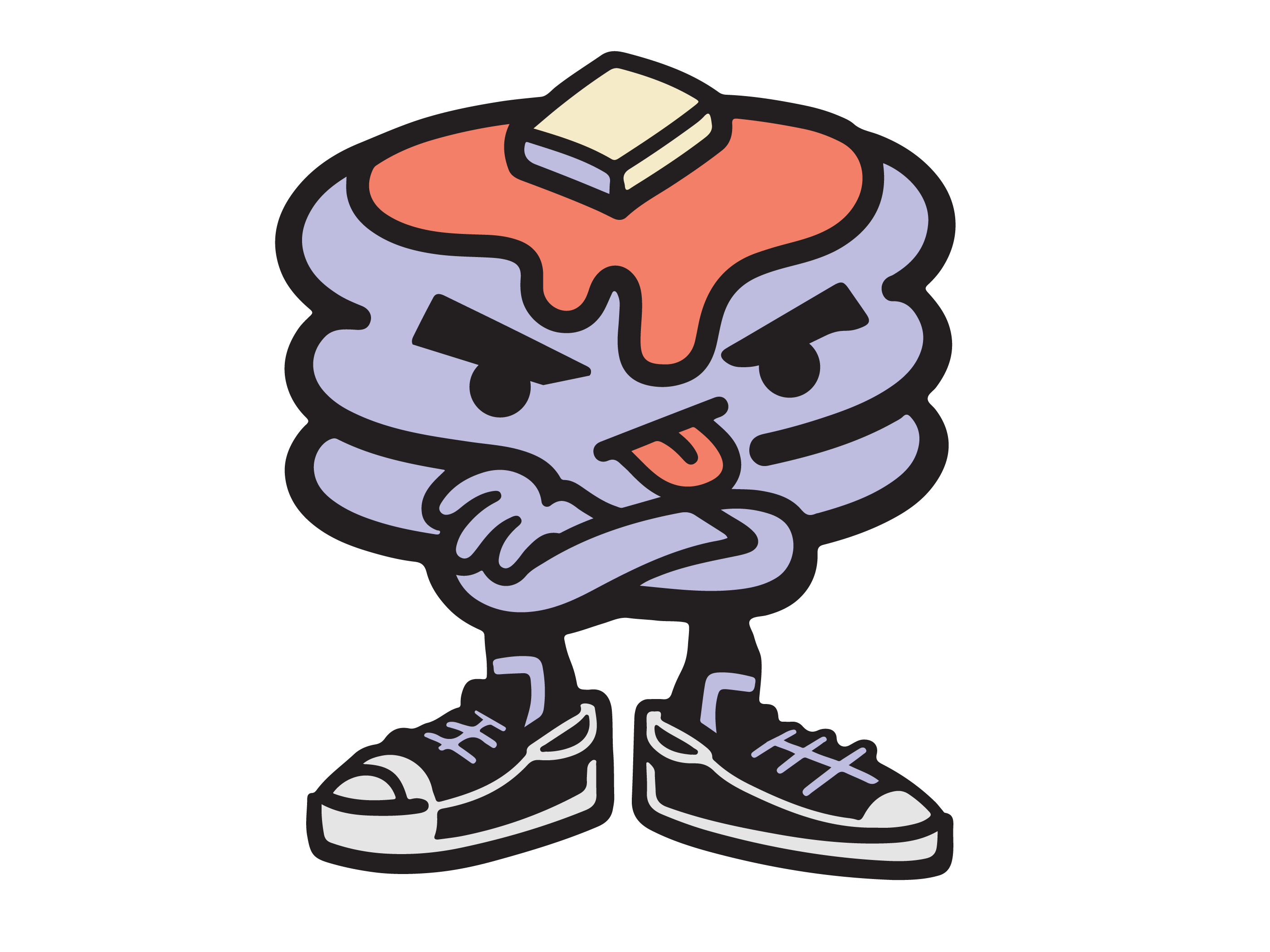 Example of Character Design: Short Stacks Mascot
