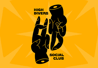 HDSC branding d design digital digital illustration fingers h hands illustration letters