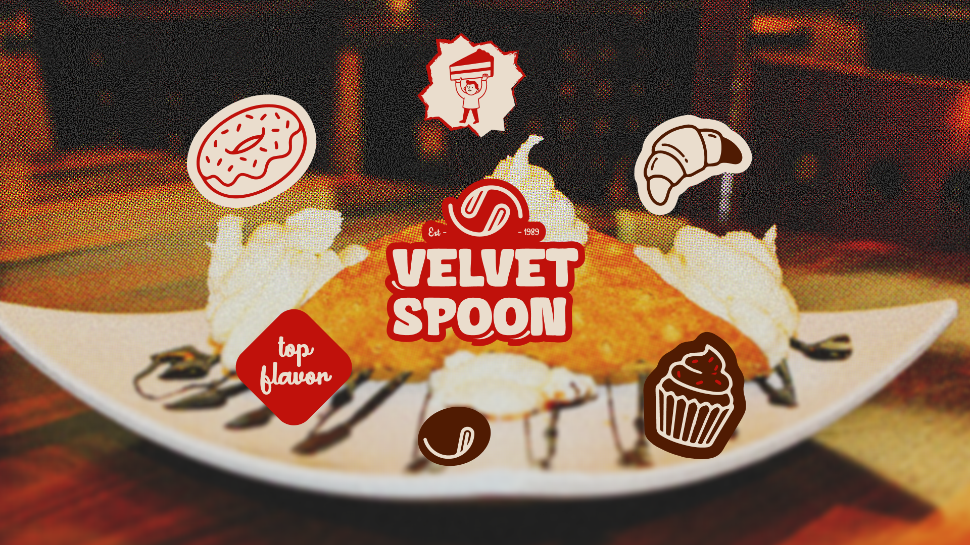 VELVET SPOON | Food Branding beavarage brand solution branding cake brand food food branding food packaging logo design logo mark packaging resturant symbol