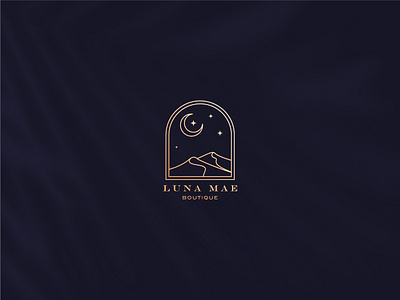Luna Mae branddesign brandidentity branding business card design desert design designfreke graphic design illustration logo lunalogo vector
