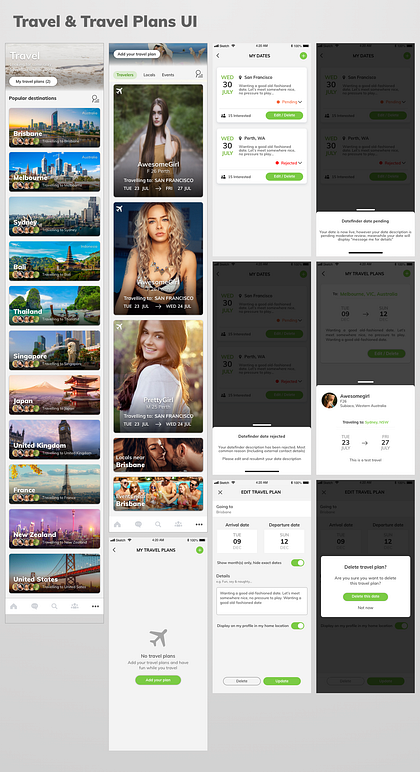 Travel UI