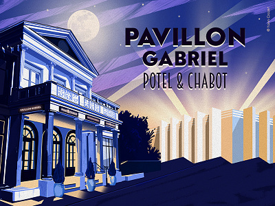 Pavillon Gabriel - Potel et Chabot | Illustration & AD 2danimation design illustration mgcollective motion design motionlovers