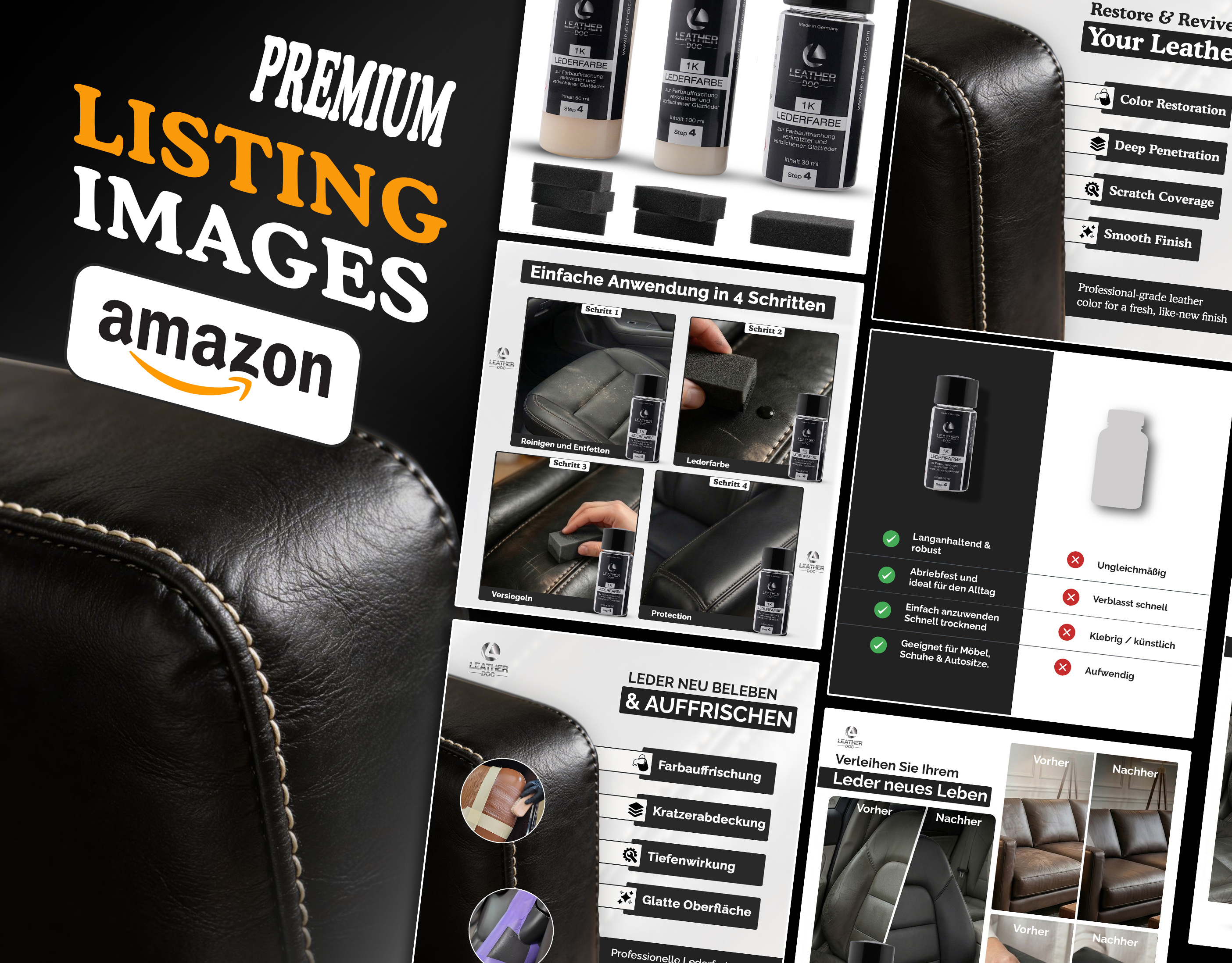 Example of Amazon Listing Images & Ebc A+  Content