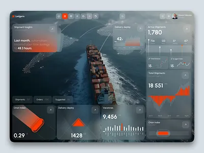 Shipping Logistics Dashboard Design analytics dashboard dashboard dashboard ui delivery tracking platform logistic logistics logistics dashboard minimalism modern dashboard product design tracking transportation truck management web app