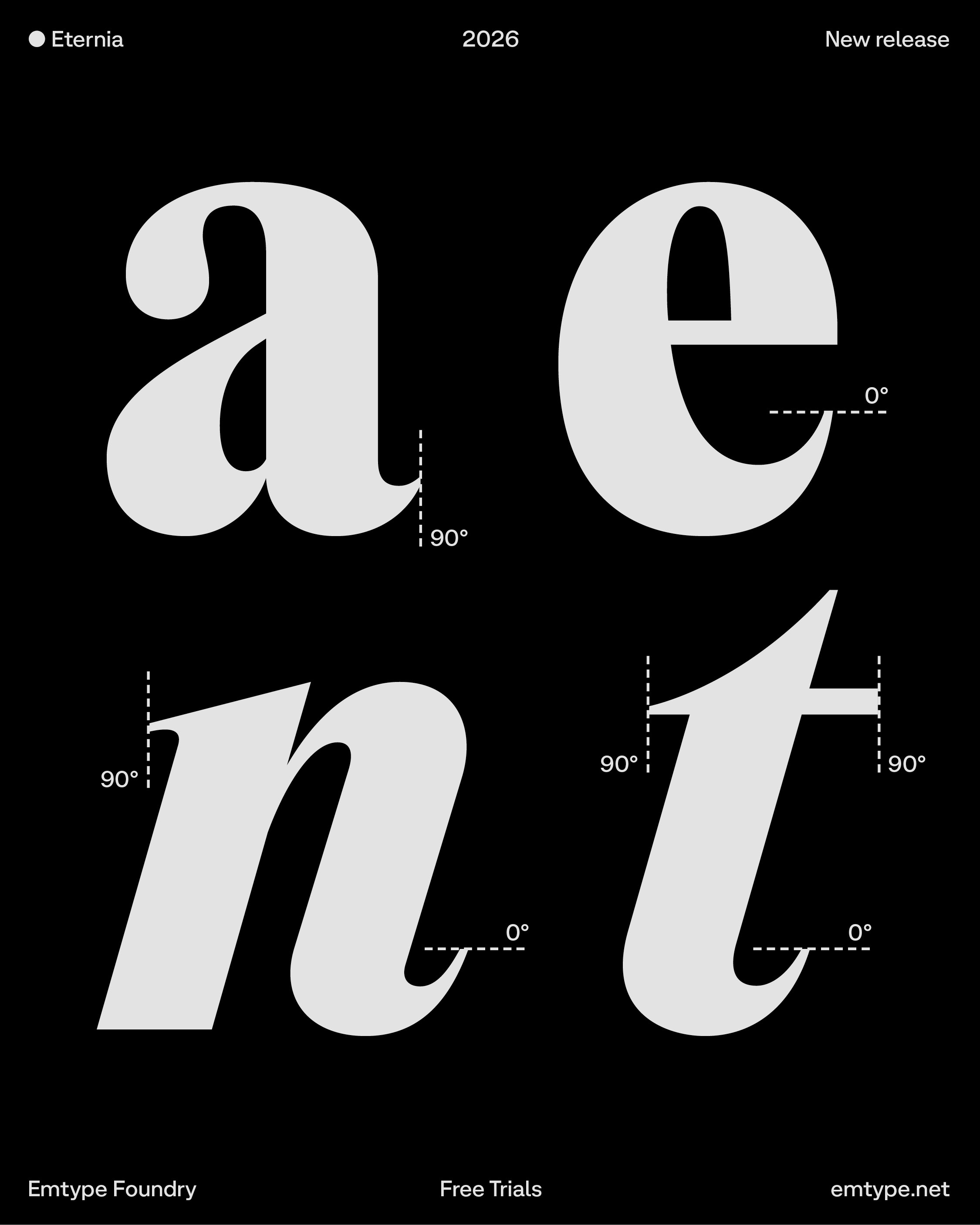 Eternia, New Font! barcelona black branding design font graphic design logo serif type typeface typography ui variable