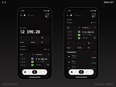 Nika KIT design mobile mobile app mobile app design mobile ui ui ux
