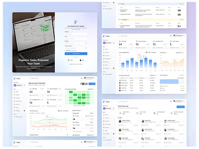 Tazkee - Project Management Dashboard Collage managemnt saas ui design ux design