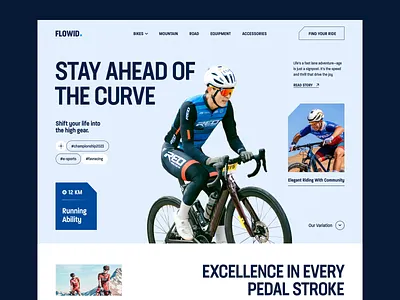 Flowid - Bicycle Shop Website bicycle ecommerce bicycle ecommerce landing page bicycle ride bicycle shop bicycle website bike shop cycle ride cycle stunt cycle traveling cycling community cycling society ecommerce gear bike homepage landing page mountain bike sport web design website website design