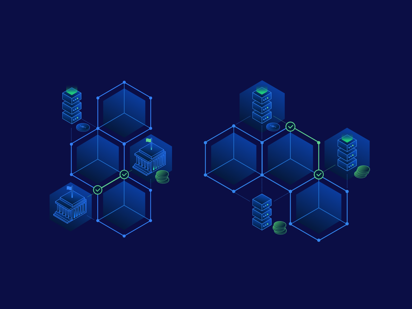 Example of Tech Concept Illustrations | Set Of 10