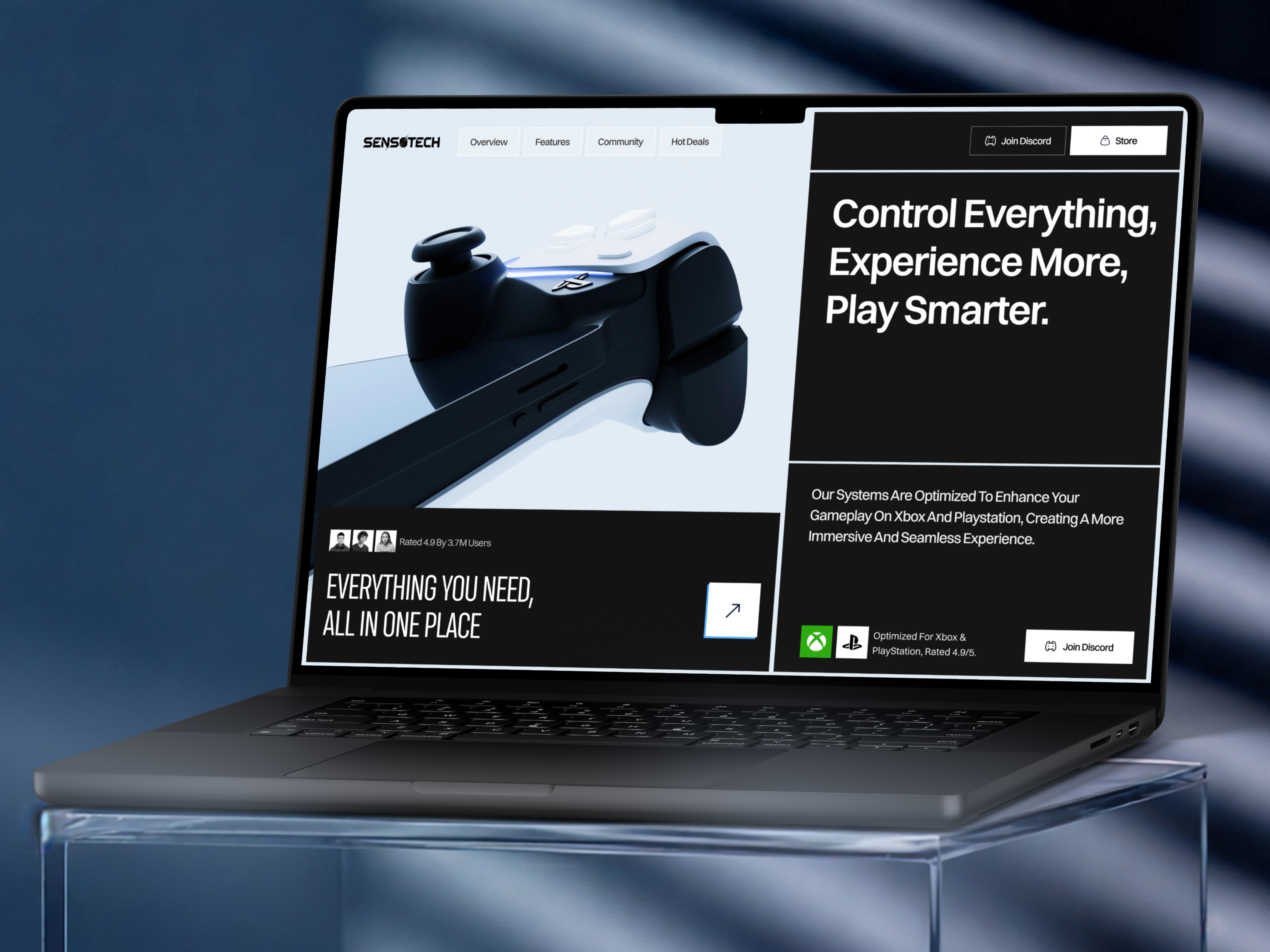 E-commerce - Landing Page Design accessories ai ai ecommerce ai landing page ai landing page design ai tool ai website ai website design ecommerce ecommerce design futuristic design gaming website landing page landing page design online store product design shopify user experience web design