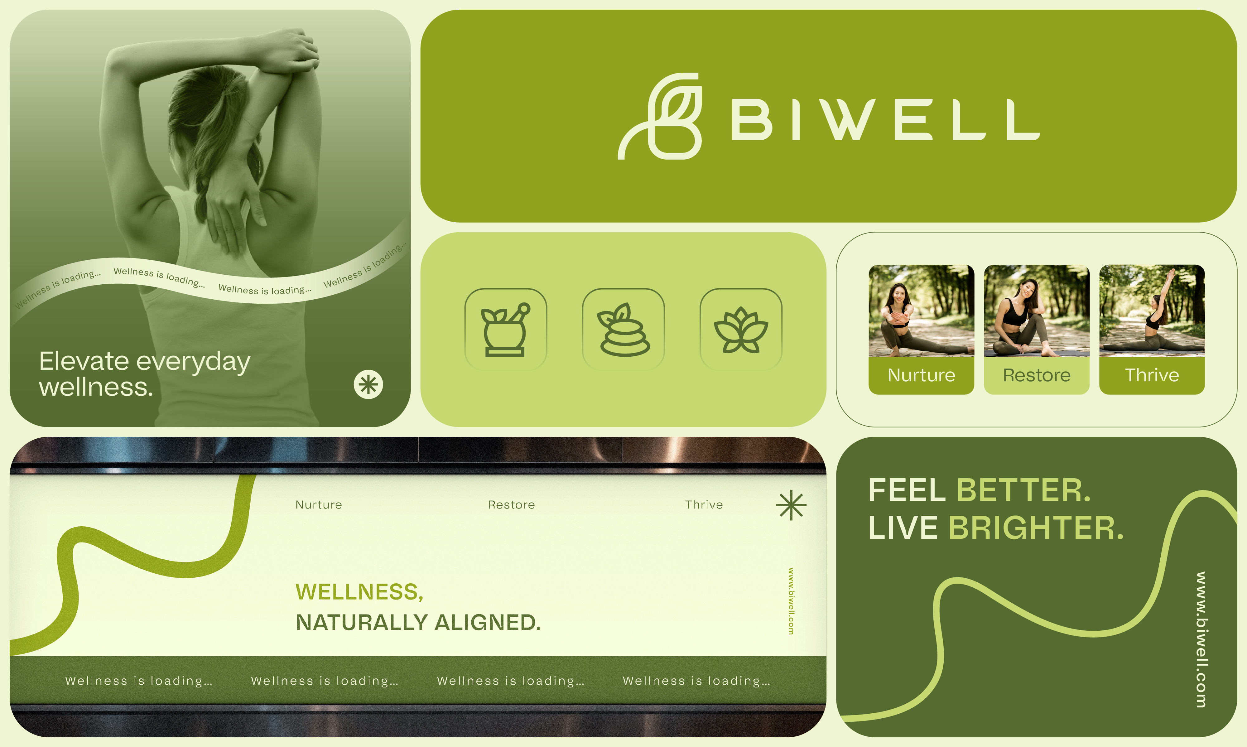 Example of Biwell branding.
