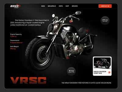 Luxury Bike Website Landing Page Design bike shop website design bike website landing page electric bike website landing page design luxury bike website luxury website ui modern product website motorcycle website product website design website design for bike shop