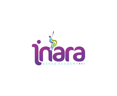 Inara Dance Academy graphic design identity logo stationery