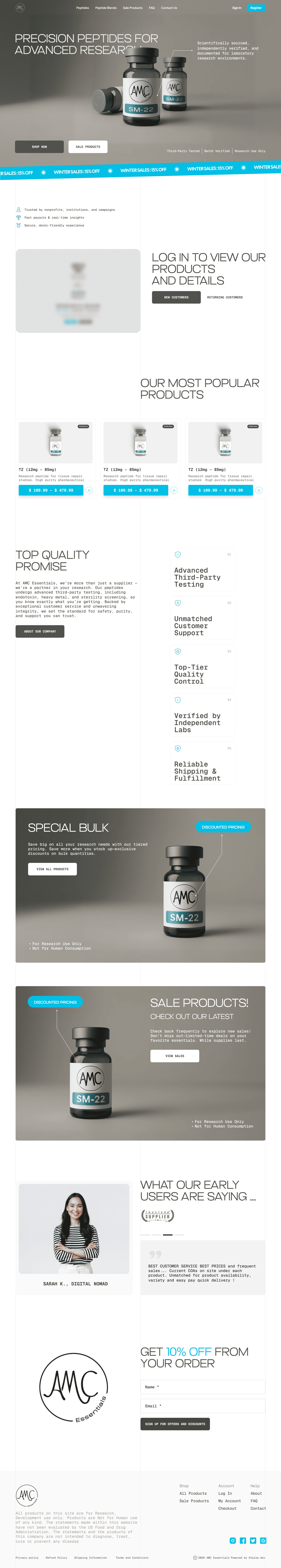 Precision Peptides for advanced branding graphic design logo ui