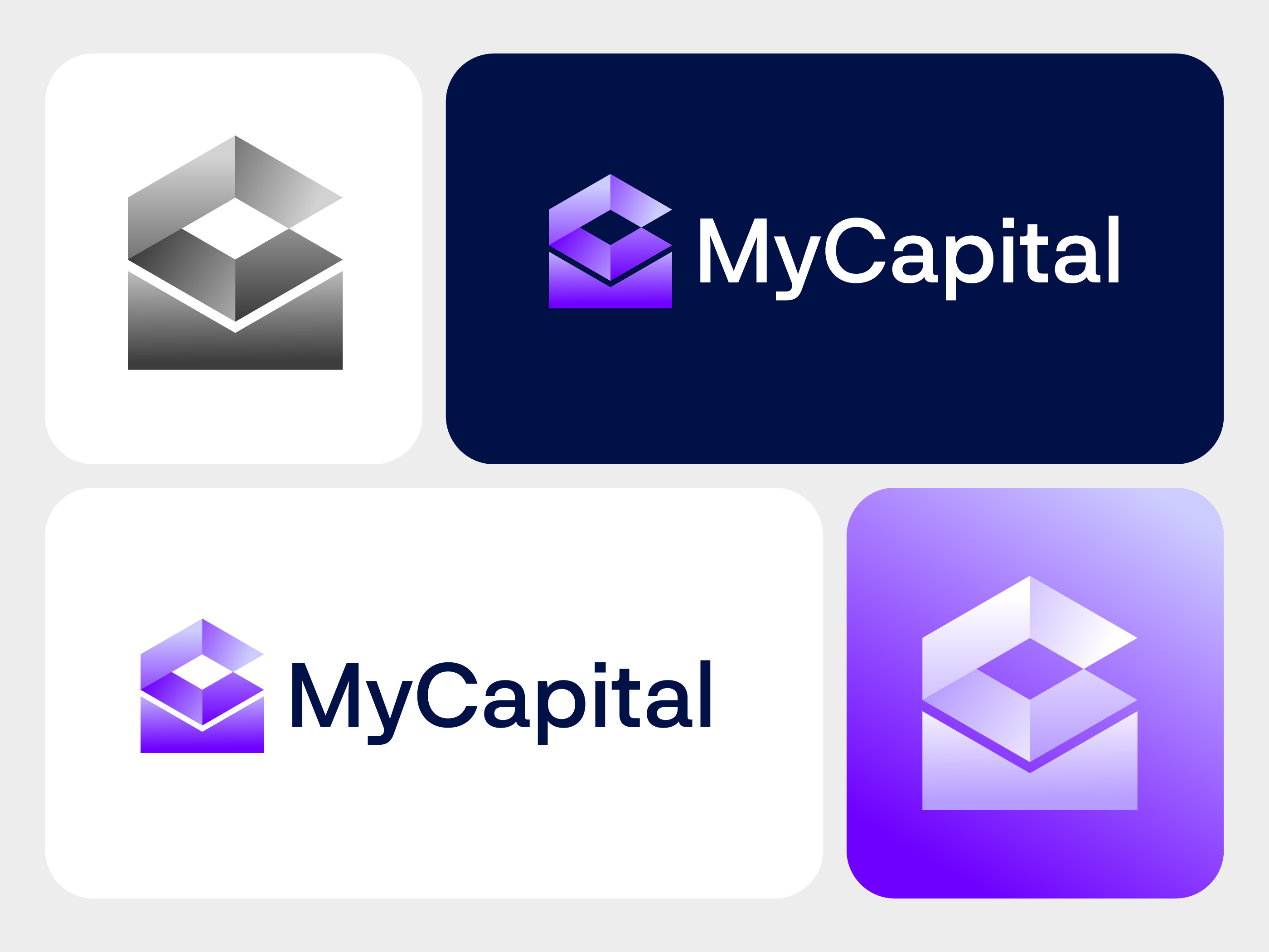 Modern Creative Logo Design for MyCapital real estate marketing advertising agency brand identity building capital construction digital marketing house identity investment logo logo design logomark logotype mark marketing agency real estate social media marketing startup logo symbol tech startup branding