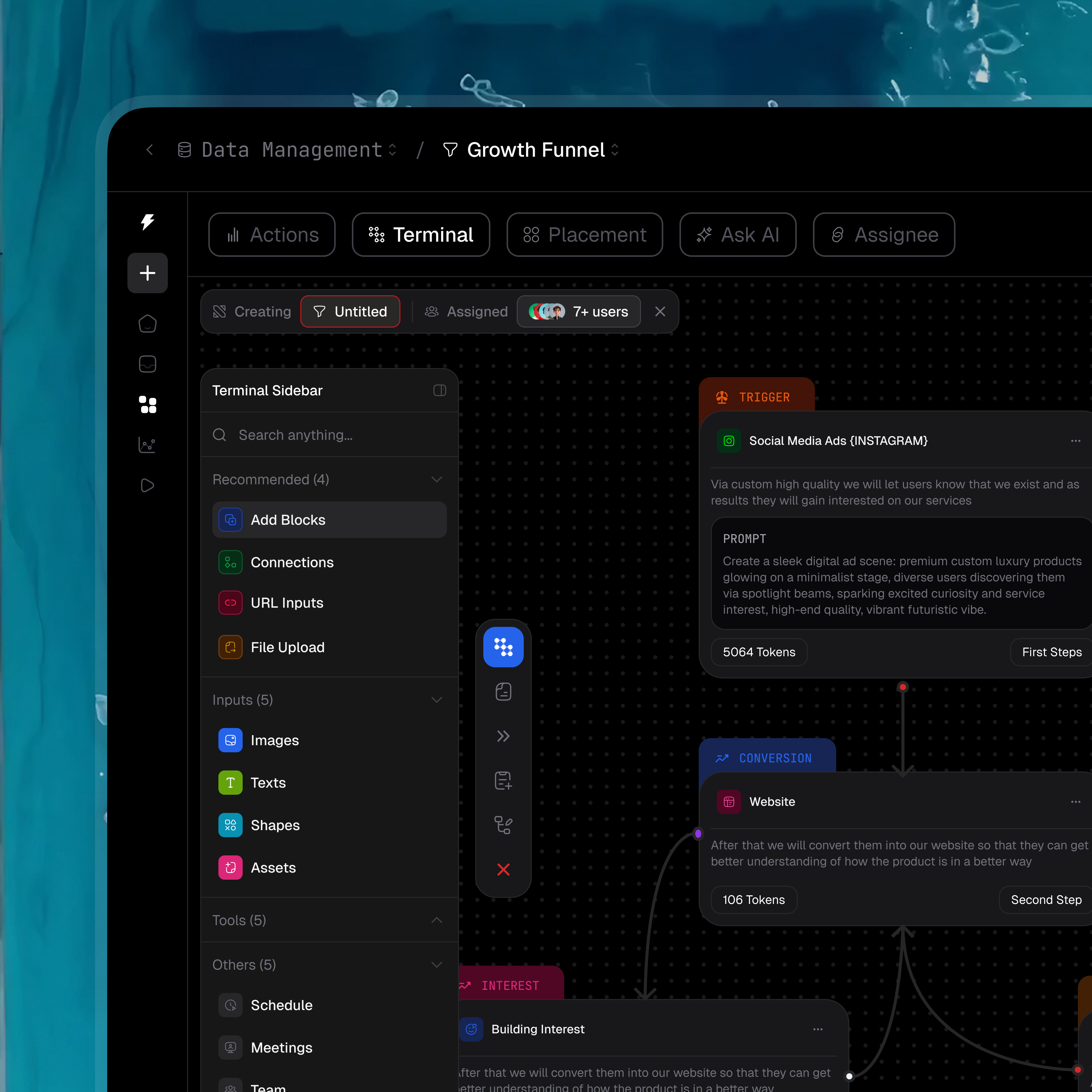 Database workflow {Dark Mode} design productdesign ui uiuxdesign ux