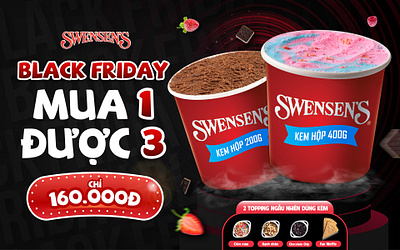 SWENSEN'S AND DAIRY QUEEN ICE CREAM design fnb food ice cream social media social post