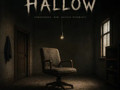 HALLOW: Atmospheric Visual Direction for Indie Alternative Music 3d animation brand branding creative creative director design direction graphic design logo motion graphics poster poster design ui visual designer