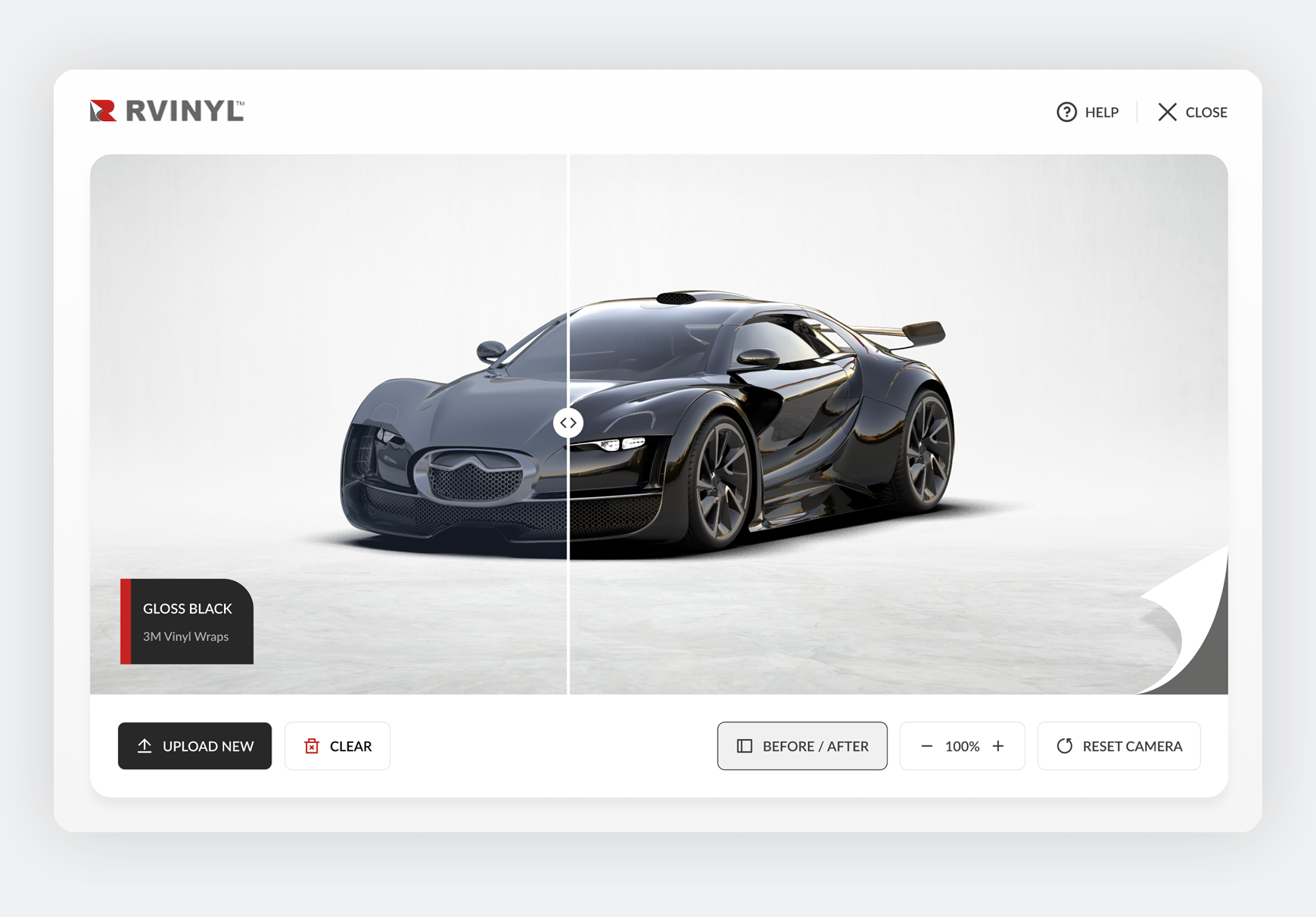 RVINYL Wrap Visualizer Concept