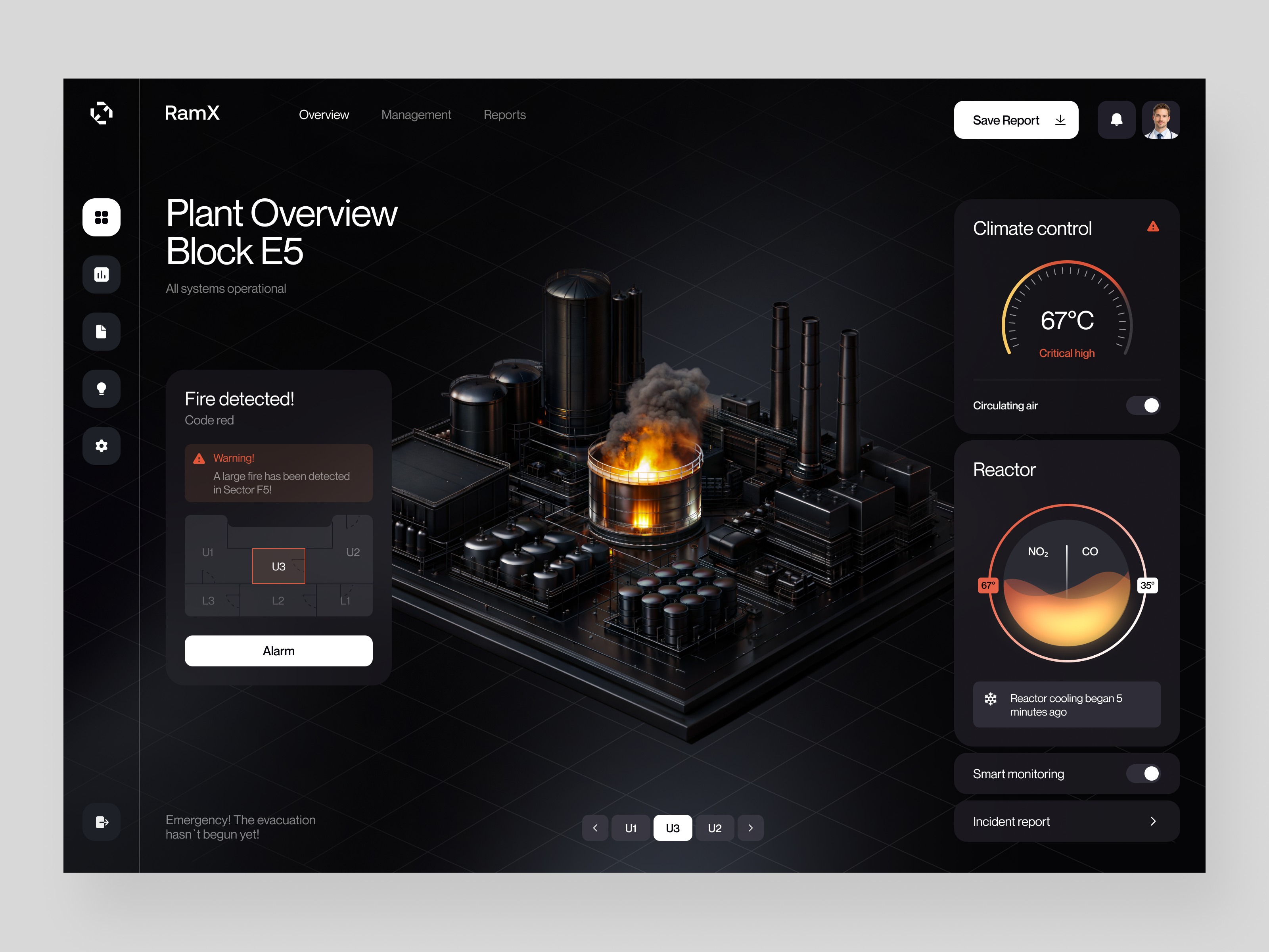 Dashboard for an IoT Product ✦ RamX design interface product service startup ui ux web website