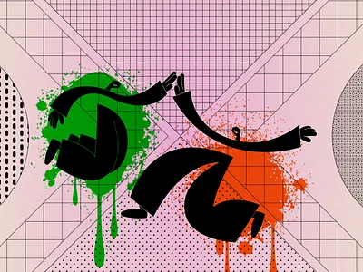 Why Millennials love the entry of Gen Z into the workforce clap friends gen z geometry high five illustration millenials pattern texture x