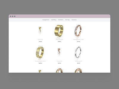 UI for jewel design configurator it layout product product design tool ui uix ux web web design