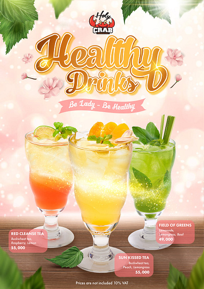 MENU HEALTHY DRINKS drink fnb food menu social media social post