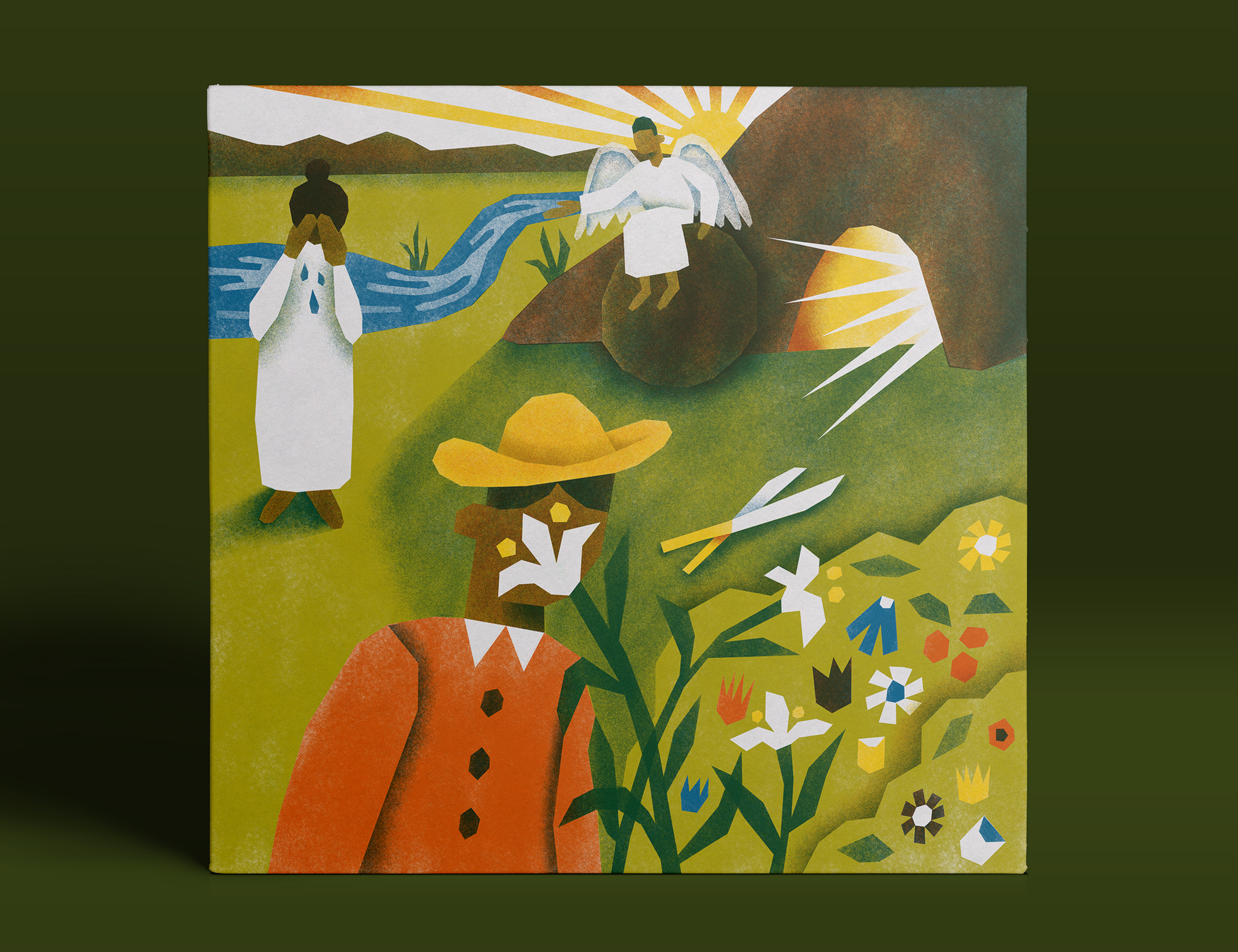 This Is The Good News - Album Cover album angel bible cover easter garden gospel jesus lily mary resurrection tomb