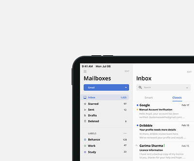buiLD1.0 Day4 - Replicating a mailbox app design typography ui ux