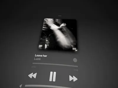 Lucki - Leave Her // Mograph Animation 3d animation graphic design motion graphics ui