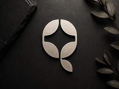 Q Letter Logo | Minimal Organic Monogram Design abstract logo branding geometric logo identity letter q logo logo design logos luxury brand logo minimal logo modern logo design monogram logo organic logo q logo