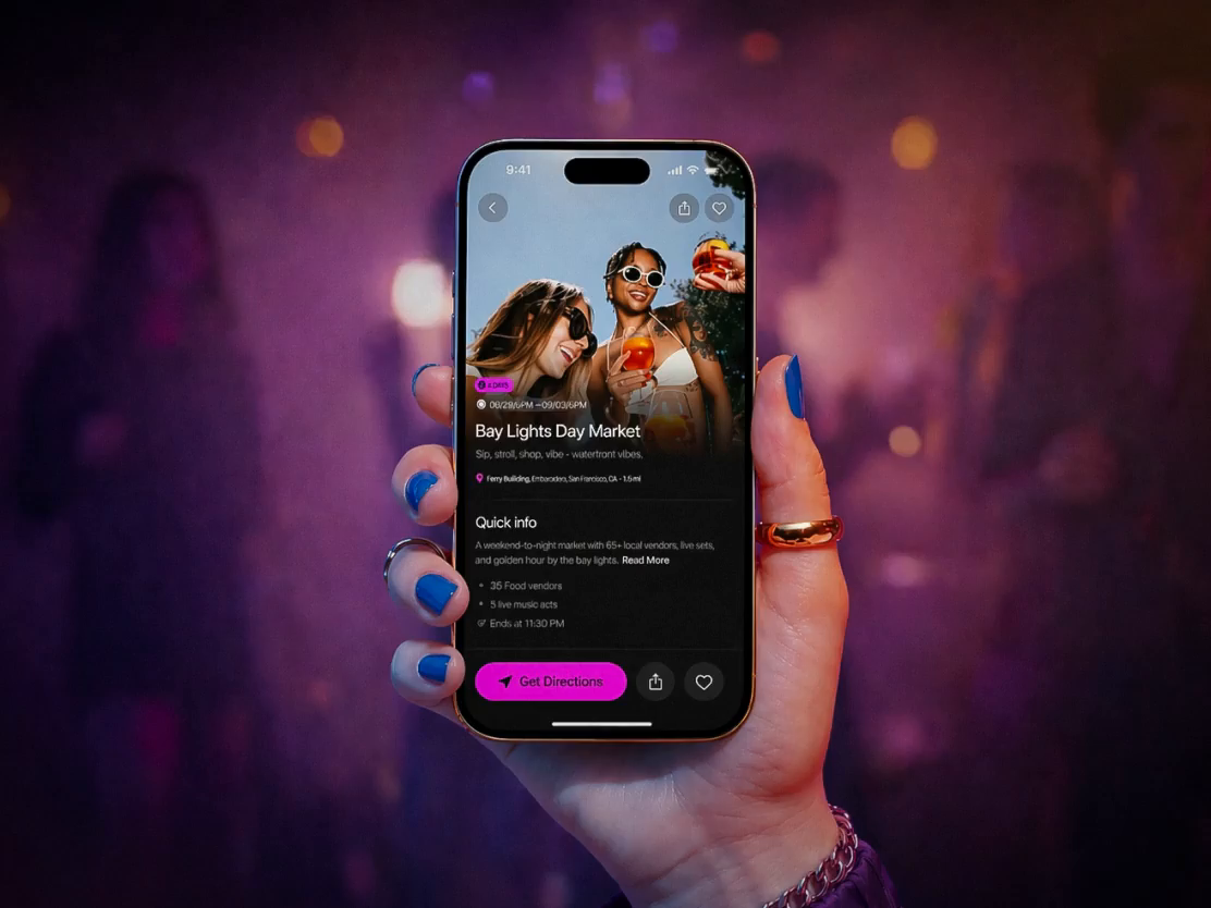 Example of Local Events Discovery App | Mobile UI/UX Design