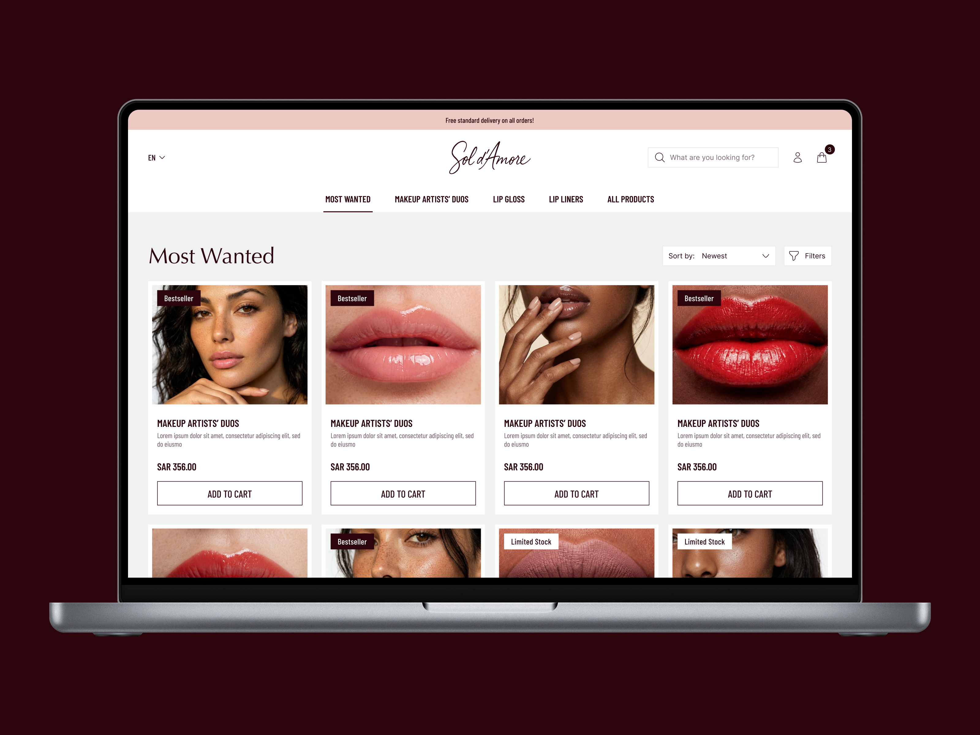 Conversion-Focused UX/UI Redesign for a Beauty E-commerce