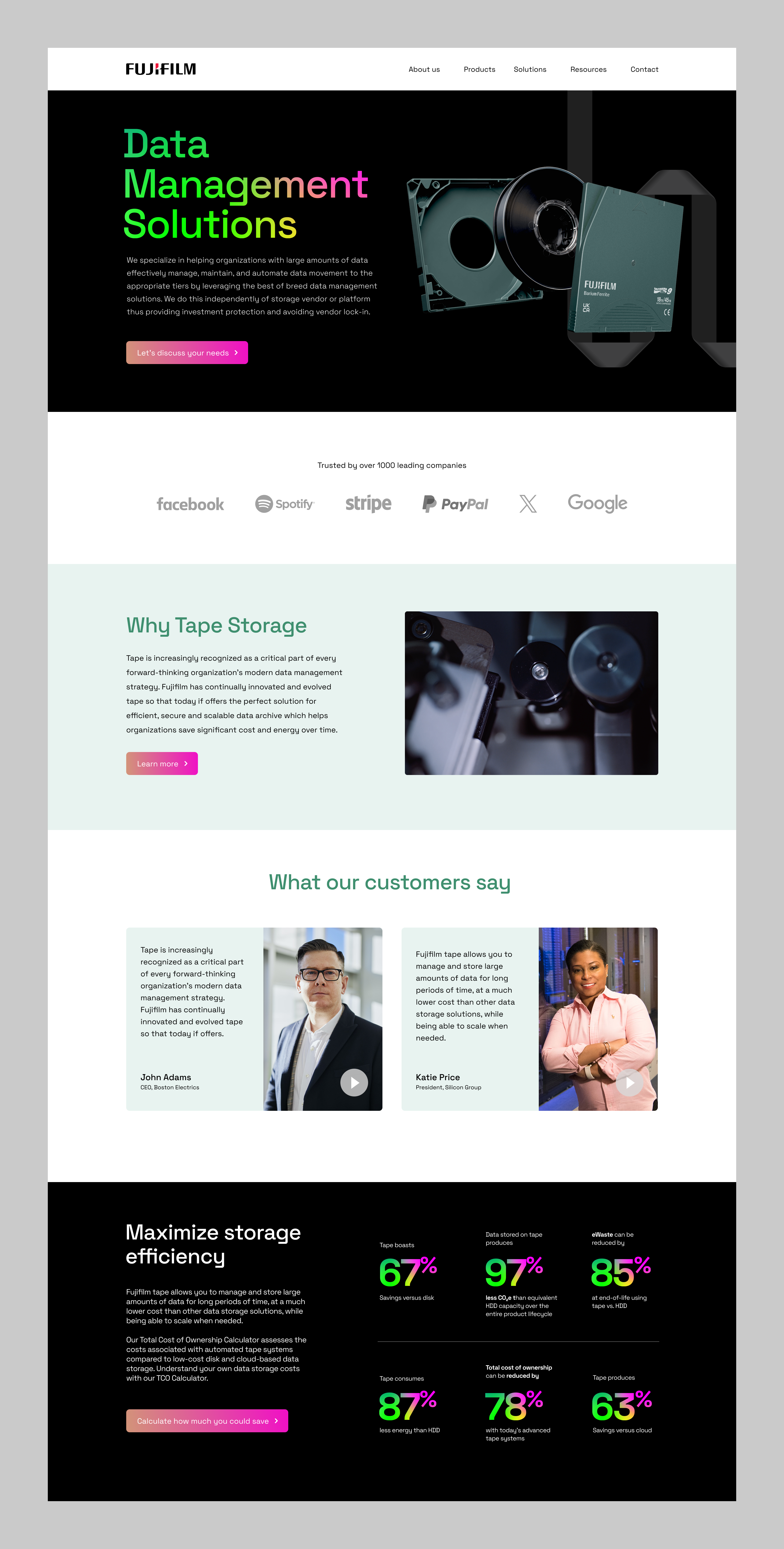 Fujifilm Data Design Exploration