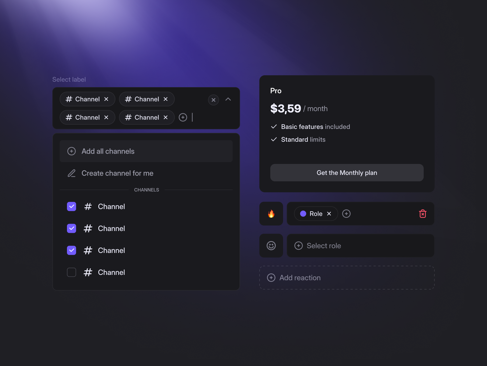 UXUI Components | Design System for Discord bot