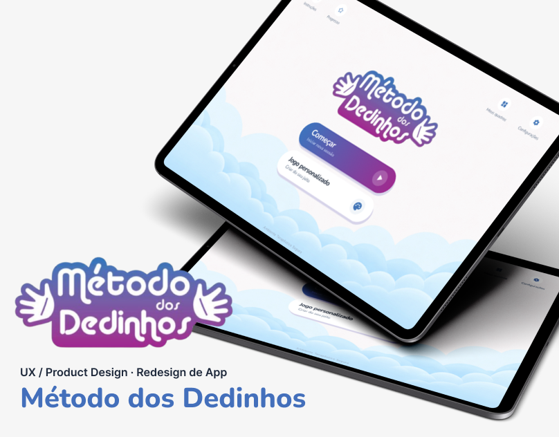 Método dos Dedinhos ·  Redesign UX/UI · Acessibilidade e Design