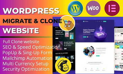 I will setup a WordPress clone and migrate the website manually businesswebsite clonewebsite design elementorclone elementorlanding migratewebsite redesignwebsite responsivewebsite squeezepage wordpress wordpressclone wordpresslanding wordpresswebsite