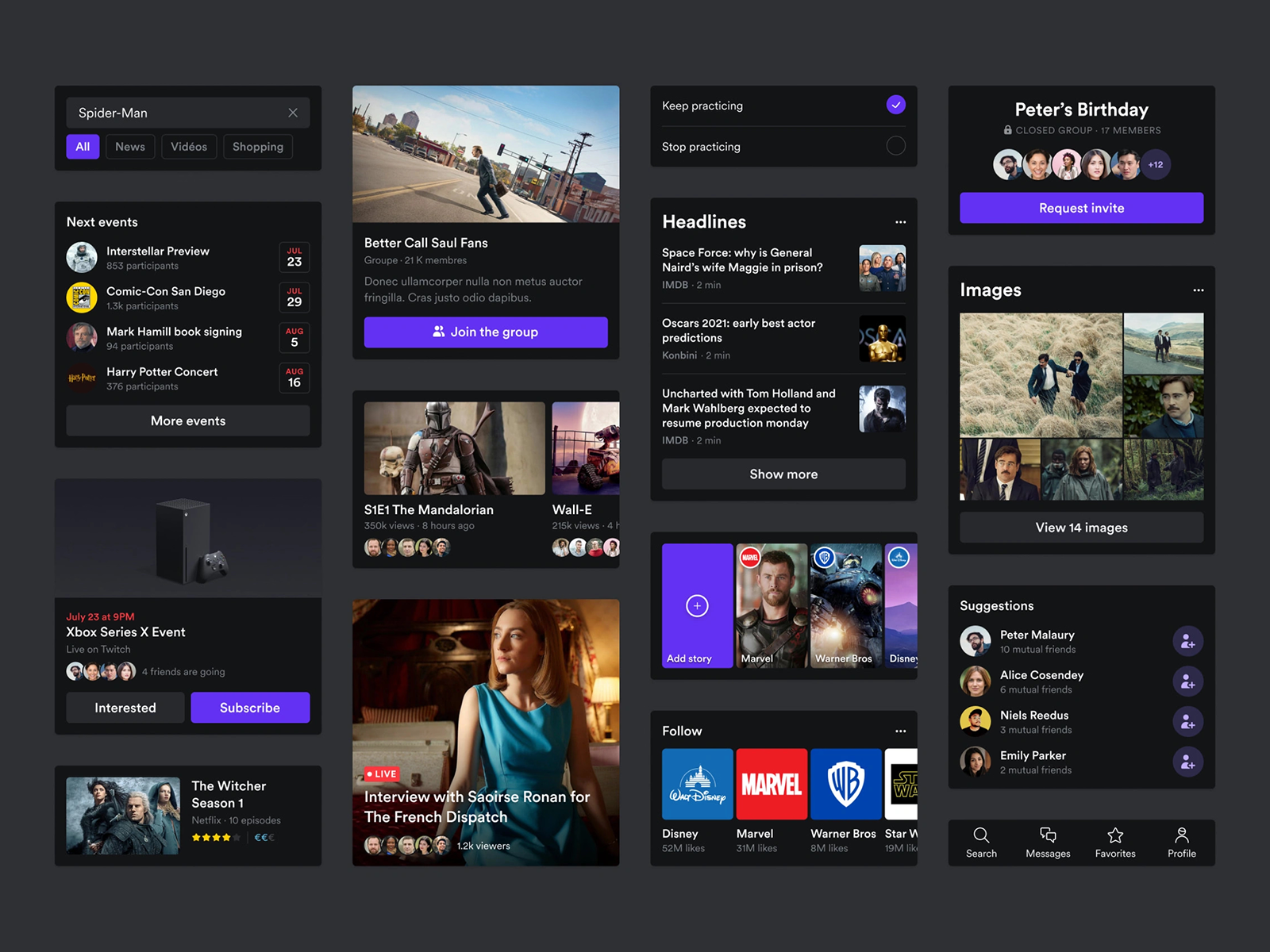 Movie Streaming App Design
