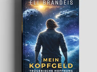 Sci-Fi Book Cover Design for “Mein Kopfgeld" book cover design branding design graphic design marketing design print design