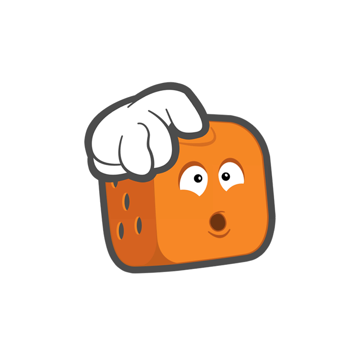 2d Character Animation - Dice Duel 2d animation ae animation cartoon character confused design dice game digital art emoticon game art illustration mobile mobile game motion graphics noai thinking toon vector art vector character
