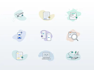 Icon Suite for UX Client figma flat graphic design icons