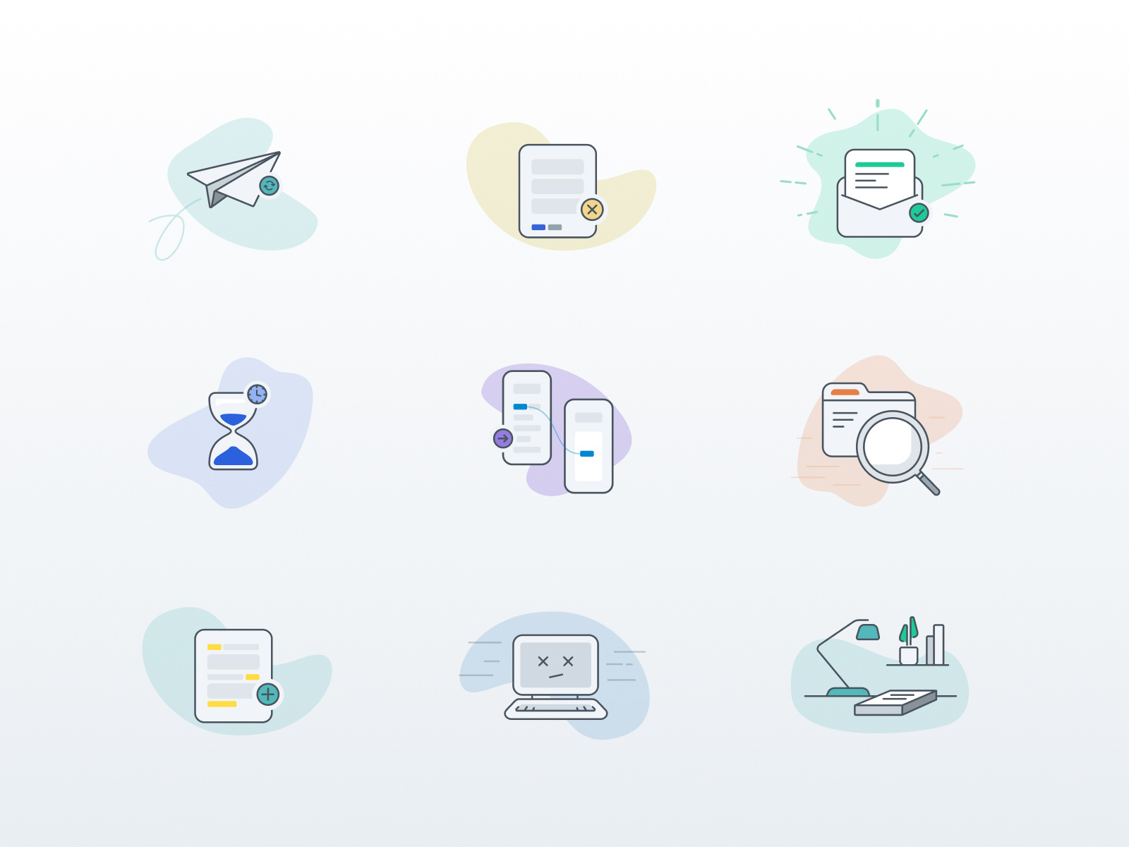 Icon Suite for UX Client by Katie Clementz on Dribbble