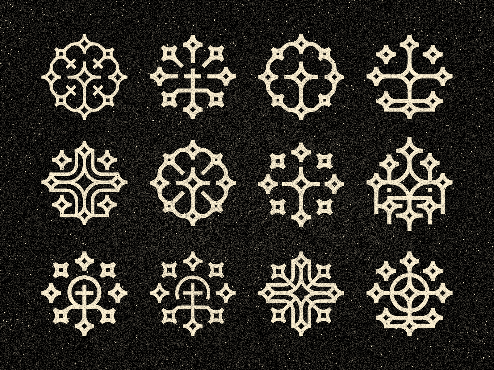 Church Union ✦ Logo christ christian church constellation cross crown faith galaxy halo illustration logo logodesign logotype sacred sky space star tradition union vector