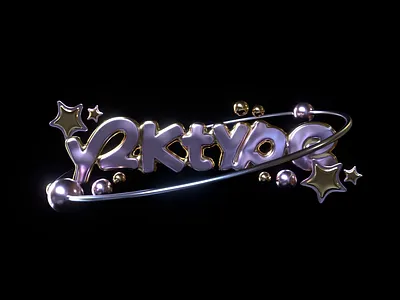 Y2ktype 3d animation branding graphic design logo motion graphics ui