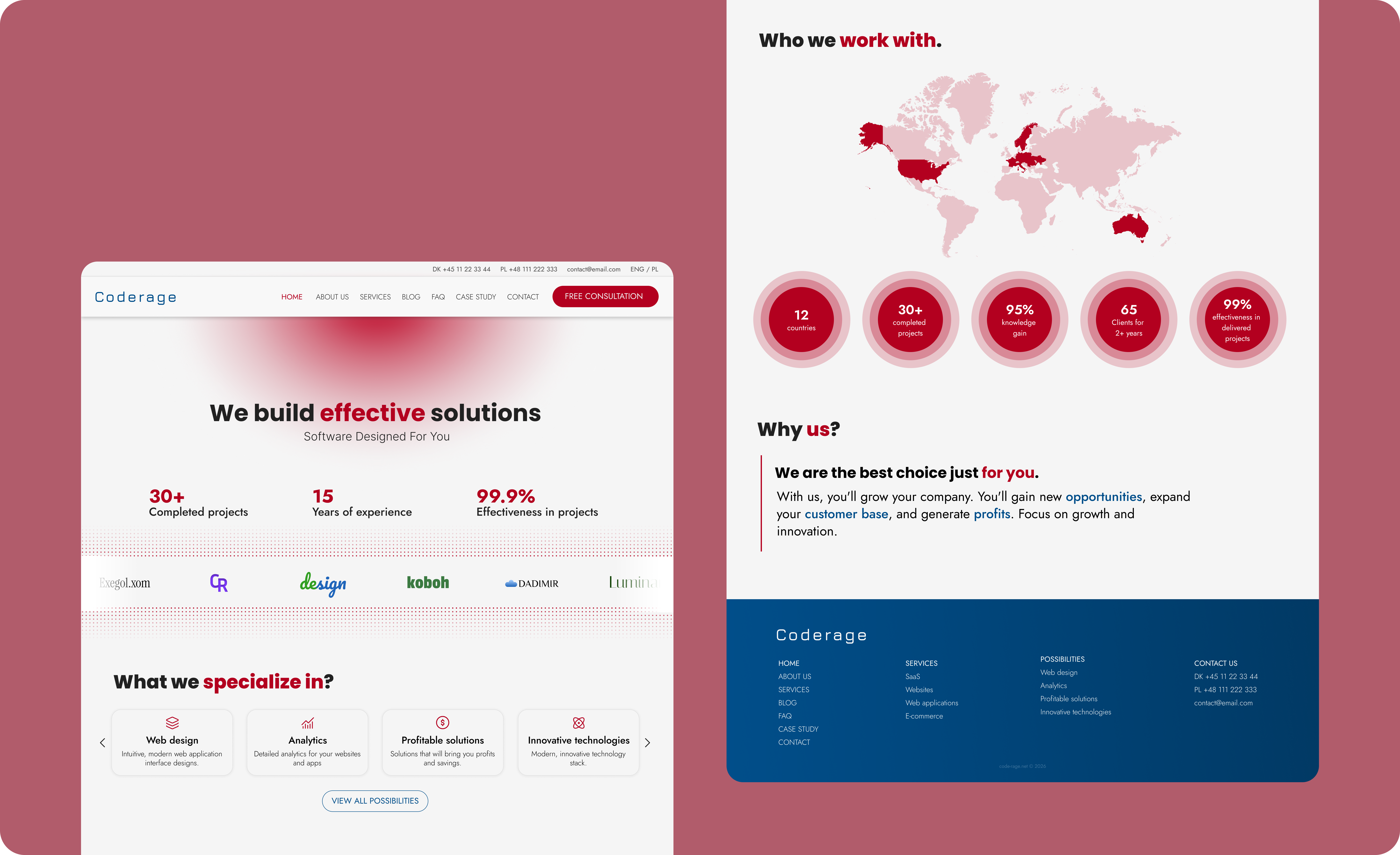 Modern Landing Page graphic design landingpage ui website